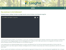 Tablet Screenshot of domainelongpre.be